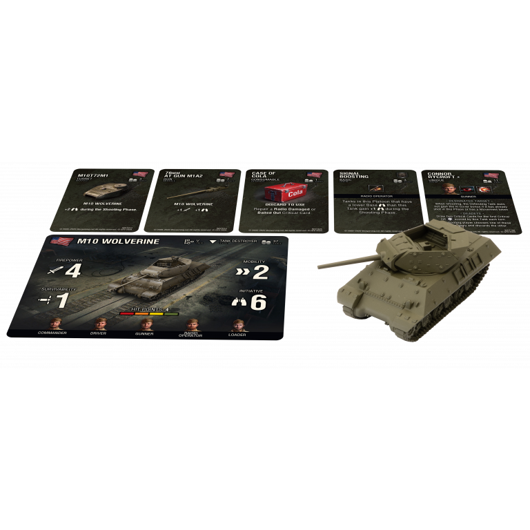 World of Tanks Wave 3 Tank - American (M10 Wolverine) New - Tistaminis