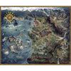 WITCHER 3 PUZZLE 1000PC WORLD MAP NEW - Tistaminis