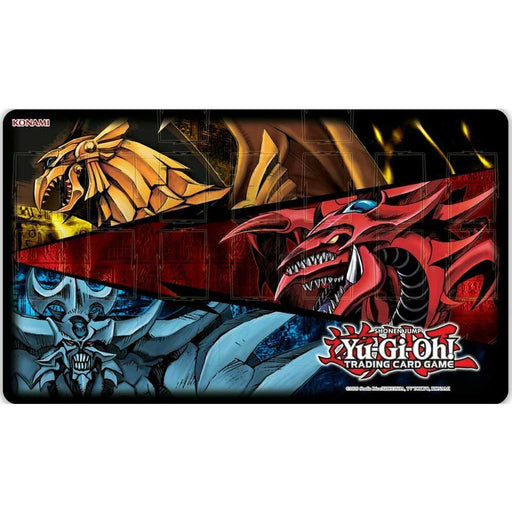 YUGIOH GAME MAT SLIFER, OBELISK & RA NEW - Tistaminis