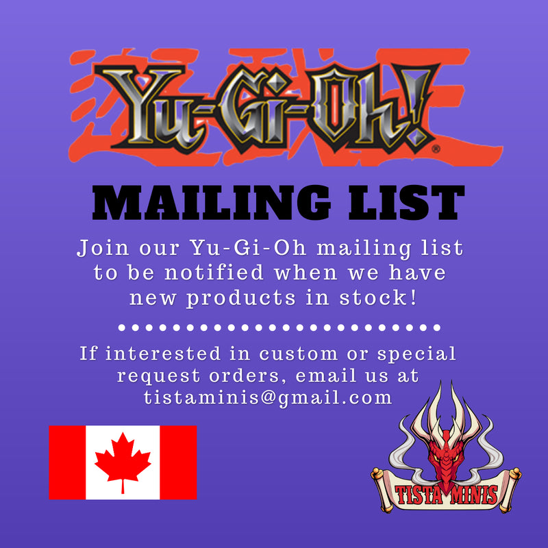 YuGiOh Ordering Mailing List - Tistaminis