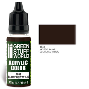Green Stuff World Acrylic Color Scorched Wood - Tistaminis