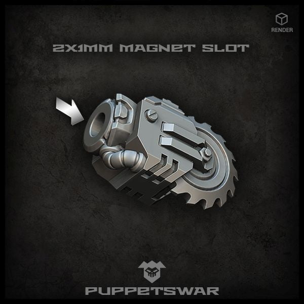 Puppets War Hand Buzzsaws (right) New - Tistaminis