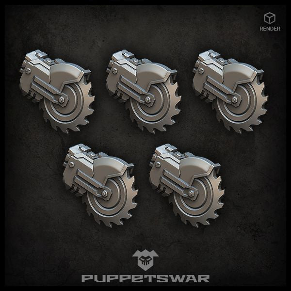 Puppets War Hand Buzzsaws (right) v2 New - Tistaminis