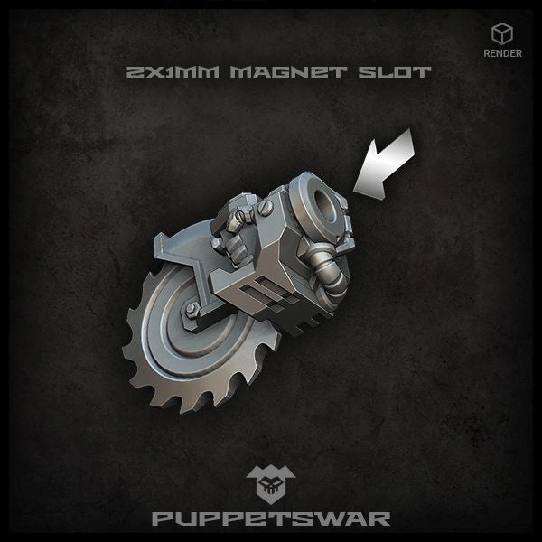 Puppets War Hand Buzzsaws (right) v2 New - Tistaminis