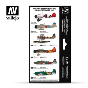 Vallejo Model Air Paint Set: Imperial Japanese navy (IJN) Colours - VAL71169 - TISTA MINIS