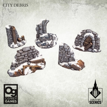 Kromlech	City Debris [Frostgrave] (5) New - Tistaminis