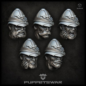 Puppets War Colonial Troopers Heads New - Tistaminis