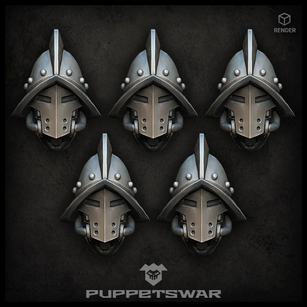 Puppets War Conquista Knights Helmets New - Tistaminis