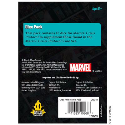 New Marvel Crisis Protocol Dice Pack - Tistaminis