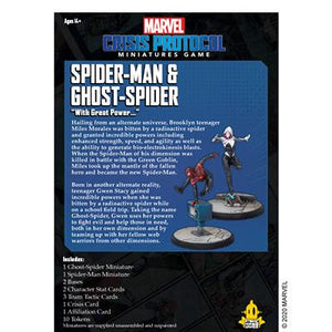 Marvel Crisis Protocol: Ghost-Spider & Spider-Man Character Pack New - Tistaminis