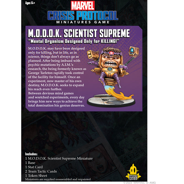 Marvel Crisis Protocol: M.O.D.O.K Scientist Supreme New - Tistaminis