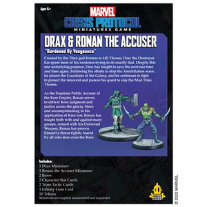 Marvel Crisis Protocol Drax & Ronan the Accuser New - Tistaminis