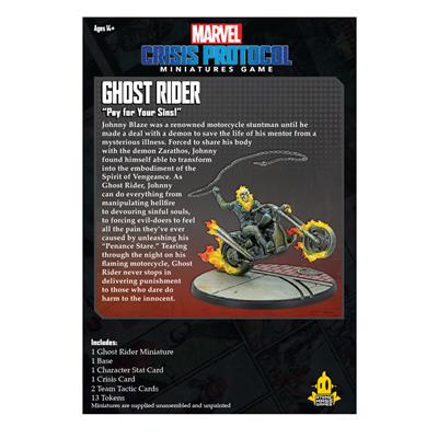 Marvel Crisis Protocol: Ghost Rider Character Pack New - Tistaminis