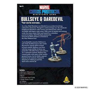 Marvel Crisis Protocol: Bullseye And Daredevil Character Pack New - Tistaminis
