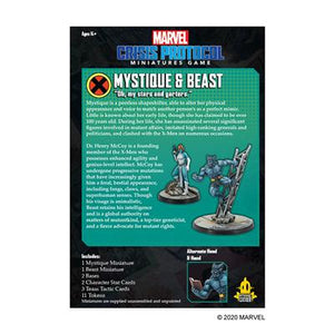 Marvel Crisis Protocol: Beast & Mystique Character Pack New - Tistaminis