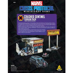 Marvel Crisis Protocol Crashed Sentinel Terrain Pack New - Tistaminis
