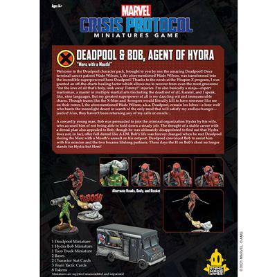 Marvel Crisis Protocol:Deadpool & Bob & Taco Truck Character Pack New - Tistaminis