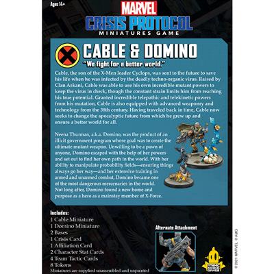 Marvel Crisis Protocol: Domino & Cable Character Pack New - Tistaminis