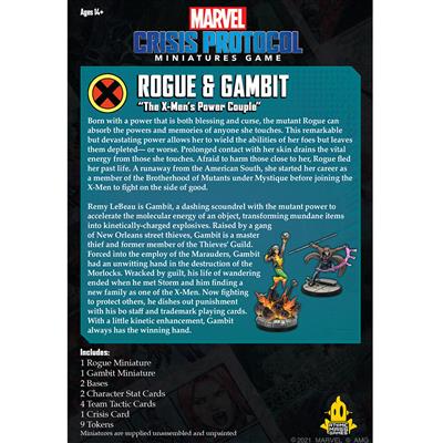 Marvel Crisis Protocol: Rogue & Gambit Character Pack New - Tistaminis