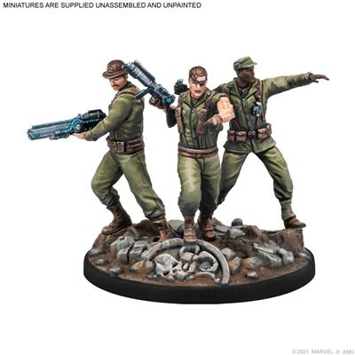 Marvel Crisis Protocol: Nick Fury Sr & the Howling Commandos - Tistaminis