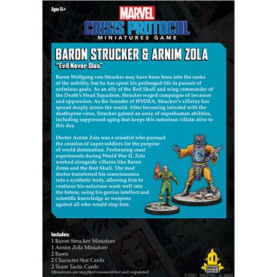 Marvel Crisis Protocol: Baron Von Strucker & Arnim Zola - Tistaminis