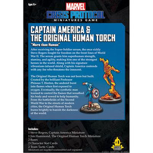 Marvel Crisis Protocol:Captain America & the Original Human Torch - Tistaminis