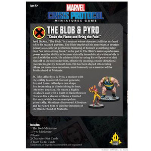 Marvel Crisis Protocol: The Blob & Pyro Character Pack - Tistaminis