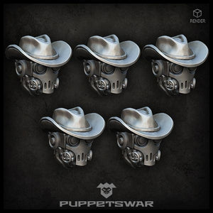 Puppets War Cyber Gunslinger Heads New - Tistaminis