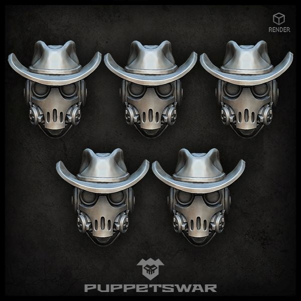 Puppets War Cyber Gunslinger Heads New - Tistaminis