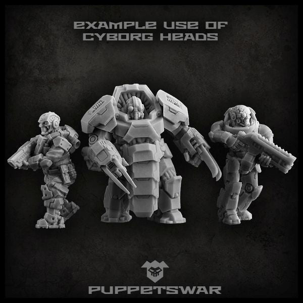 Puppets War Cyborg heads New - Tistaminis