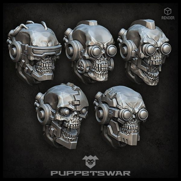 Puppets War Cyborg Skulls New - Tistaminis