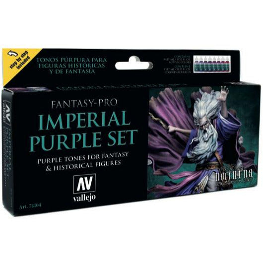 Vallejo Fantasy Pro Paint Set: Imperial Purple - VAL74104 - TISTA MINIS
