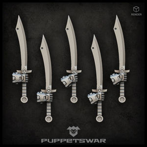 Puppets War Dadao Swords (right) New - Tistaminis