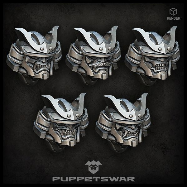 Puppets War Loyal Daimyo Helmets New - Tistaminis