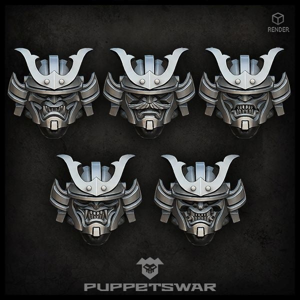 Puppets War Loyal Daimyo Helmets New - Tistaminis