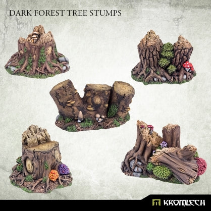 Kromlech	Dark Forest Tree Stumps (5) New - Tistaminis