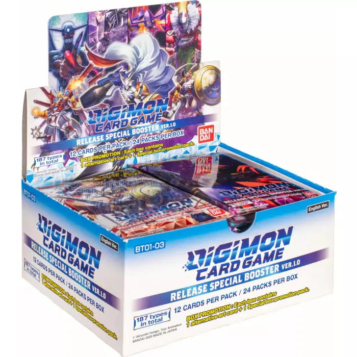 DIGIMON CARD GAME RELEASE SPECIAL BOOSTER VER 1.0 NEW - Tistaminis