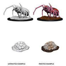 D&D Nolzur's Marvelous Miniatures: Wave 12: Giant Spider & Egg Clutch New - Tistaminis