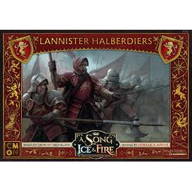 A Song Of Fire And Ice House Lannister Halberdiers New - TISTA MINIS