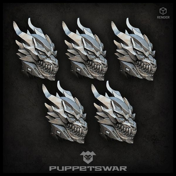 Puppets War Dragon Helmets New - Tistaminis