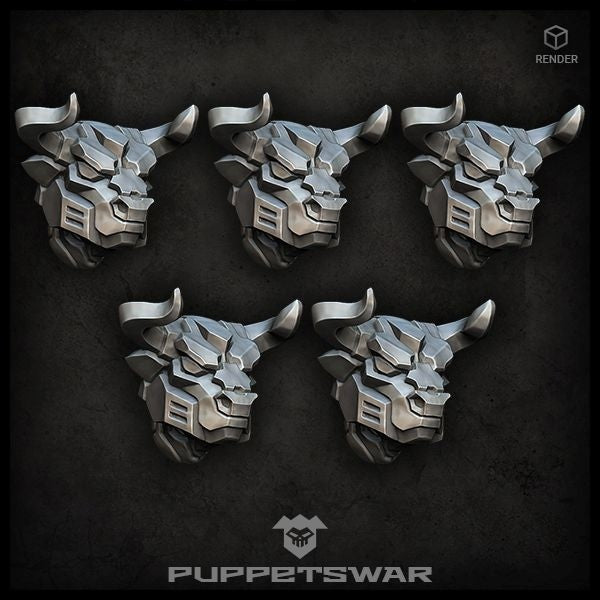 Puppets War Bull Helmets New - Tistaminis