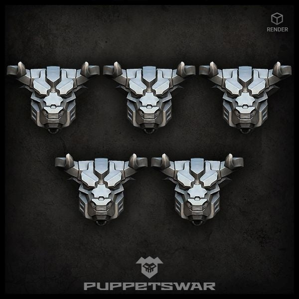 Puppets War Bull Helmets New - Tistaminis