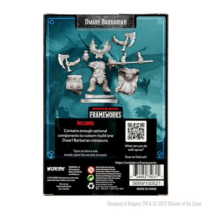 Dungeons and Dragons Frameworks: Dwarf Barbarian New - Tistaminis