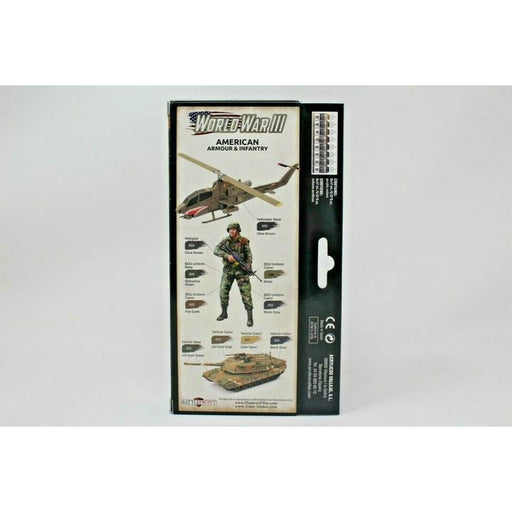 Vallejo WWIII American Armour & Infantry Paint Set - TISTA MINIS