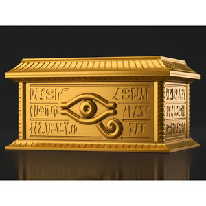 Ultimagear GOLD SARCOPHAGUS for ULTIMAGEAR MILLENNIUM PUZZLE New - Tistaminis