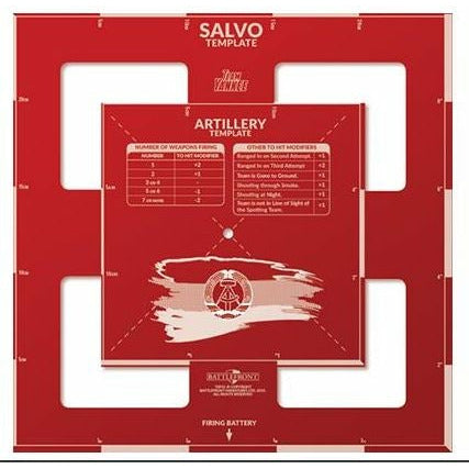 Team Yankee East German Salvo Template New | TISTAMINIS