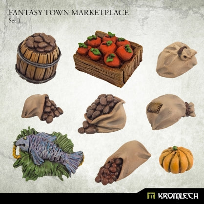 Kromlech	Fantasy Town Marketplace 1 (9) New - Tistaminis