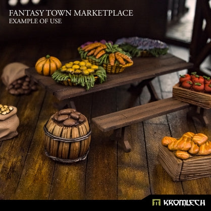 Kromlech	Fantasy Town Marketplace 1 (9) New - Tistaminis