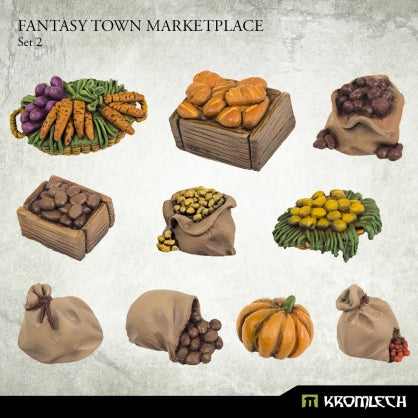 Kromlech	Fantasy Town Marketplace 2 (10) New - Tistaminis