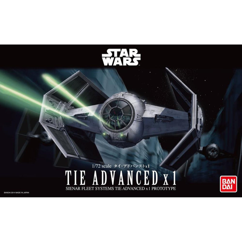Bandai Star Wars 1/72 TIE Advanced x1 New - Tistaminis